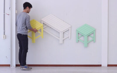 Da 2D a 3D, gli arredi "De Dimension" di Choi Jongha