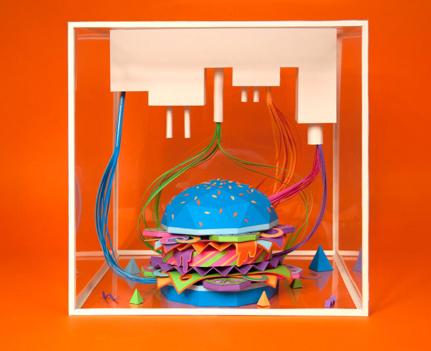 Hamburger di carta
