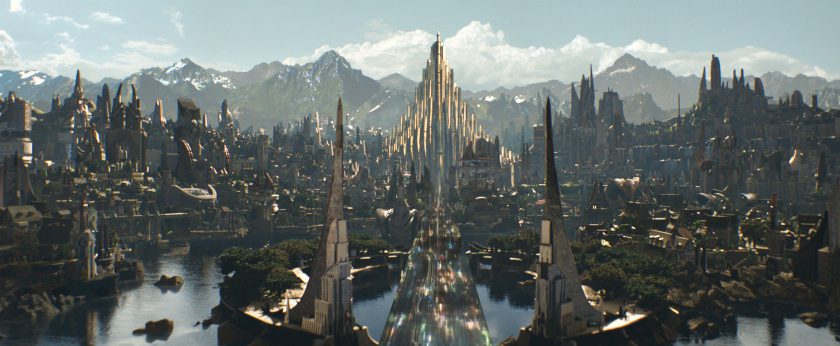 La città di Asgard in Thor