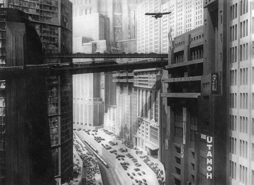 Metropolis nel film di Fritz Lang del 1927