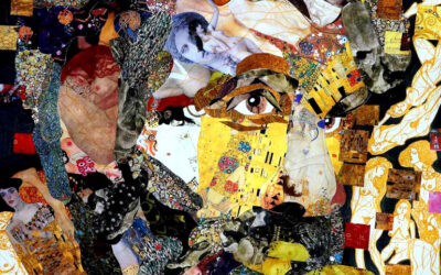 La ricomposizione di vecchie riviste nei collage di Irina Bast