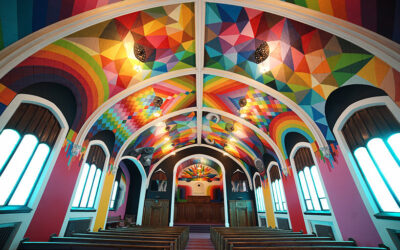 La chiesa internazionale della cannabis e i suoi murales
