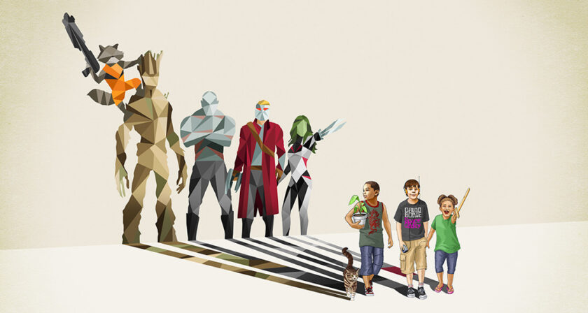 poster supereroi