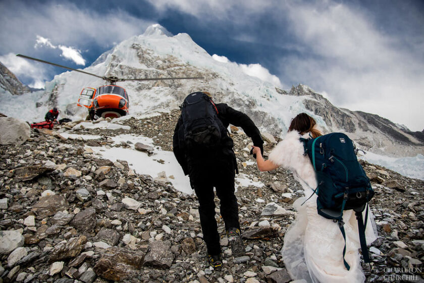 matrimonio sull'everest