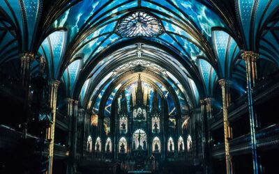 Aura, l'affascinante istallazione multi-sensoriale nella Basilica di Montreal
