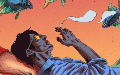 Le stupende illustrazioni di Olivier Bonhomme per un album musicale