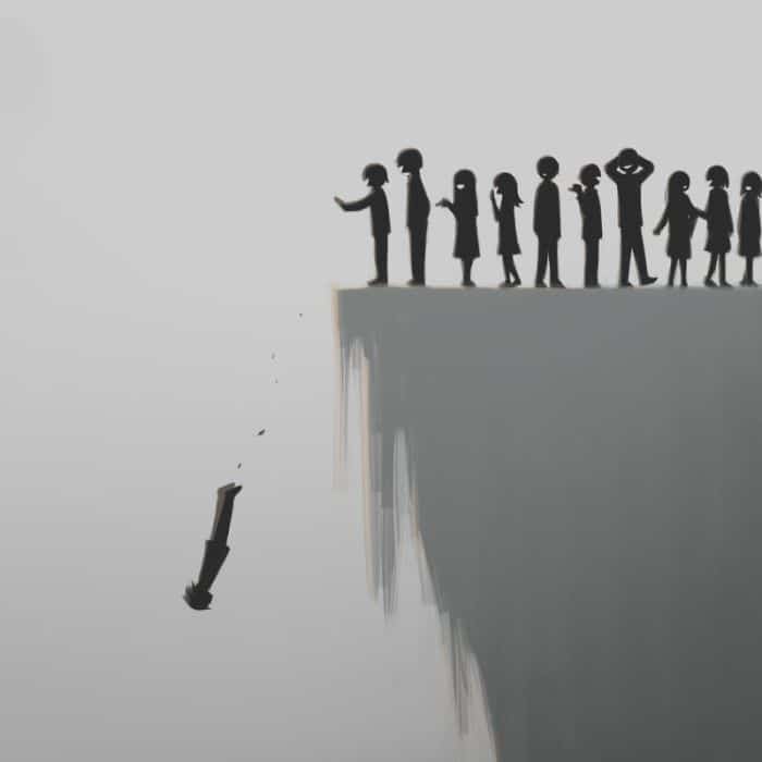 illustrazione malinconica