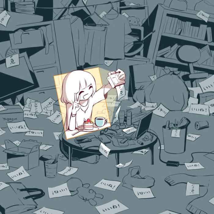 illustrazione triste