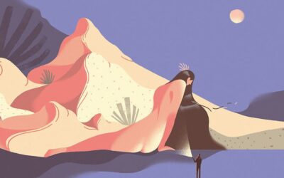 La delicate illustrazioni fatte di curve femminili di Mikjung Lee