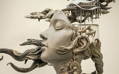 I mondi fantastici tra le chiome scolpite da Yuanxing Liang