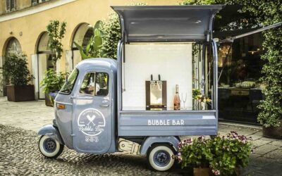 Nasce a Milano il primo wine bar su ruote, Bubble Bar