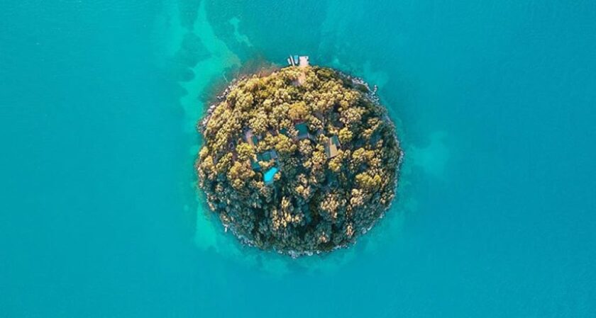 isola dall'alto