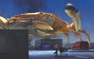 Gli animali giganti dei quadri di John Brosio