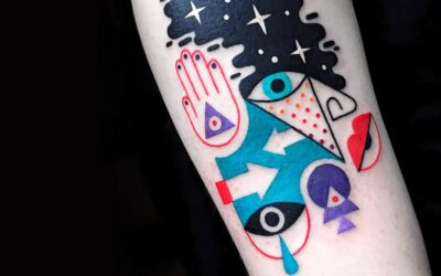 I tatuaggi psichedelici e trippy di Winston the Whale