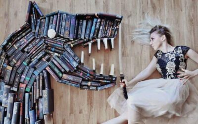 Creazioni artistiche fatte con i libri, Elizabeth Sagan