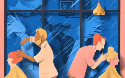 Scene di New York in splendide grafiche animate di Eiko Ojala
