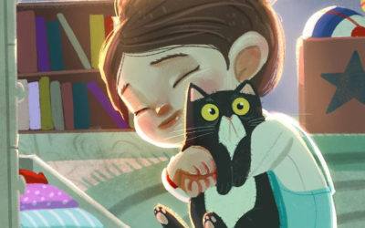 Il rapporto tra uomo e gatto nelle tenere illustrazioni di Margherita Grasso
