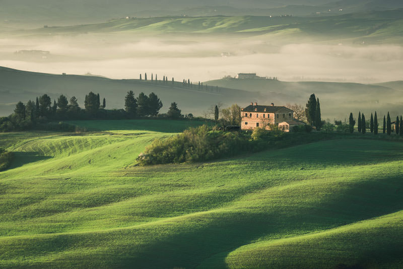 nebbia toscana