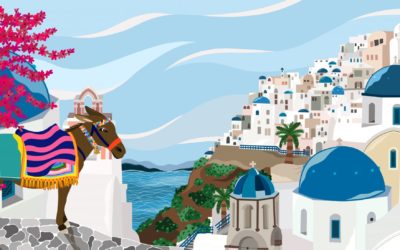 Il Mediterraneo in splendide ed originali illustrazioni di Bethany Lord