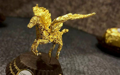 Le opere d’arte fatte con la carta dei Ferrero Rocher da Ciro Wai