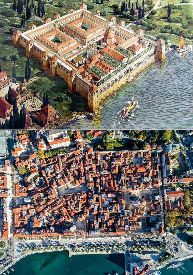 Il palazzo Romano di Diocleziano