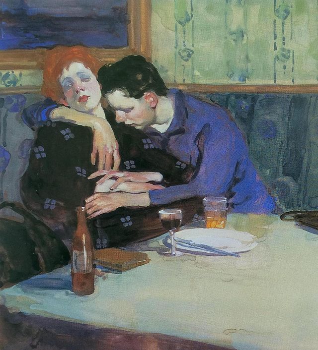 Dipinti ad olio di Malcolm Liepke