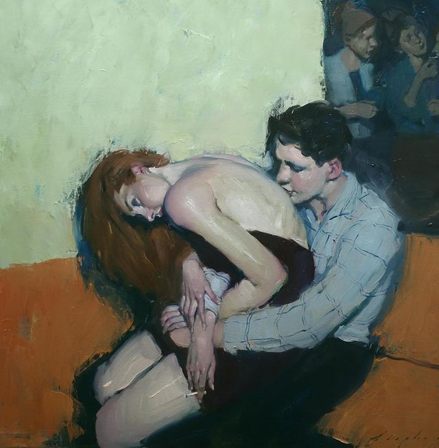 Dipinti ad olio di Malcolm Liepke