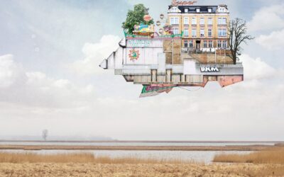 L'architettura collage sospesa di Matthias Jung