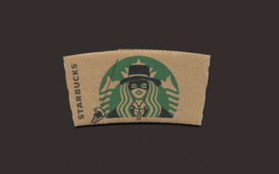 Disegnare sul logo di Starbucks