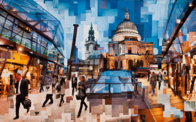 I collage urbani di Adrian Brannan